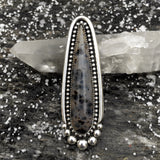 Large Montana Agate Talon Ring or Pendant- Sterling Silver and Agate- Finished to Size