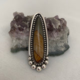 Large Picture Jasper Talon Ring or Pendant- Sterling Silver and Landscape Jasper- Finished to Size