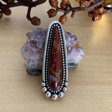 Large Noreena Jasper Ring or Pendant- Sterling Silver and Jasper- Finished to Size