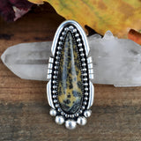 Dendritic Opal and Sterling Silver Talon Ring or Pendant- Finished to Size