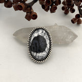 Large Dendritic Opal Statement Ring or Pendant- Sterling Silver- Finished to Size