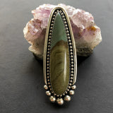 Large Owyhee Jasper Talon Ring or Pendant- Sterling Silver and Owyhee Jasper- Finished to Size