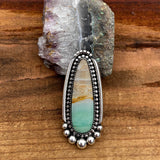 Beachy Blue Opal Petrified Wood Ring or Pendant- Sterling Silver and Indonesian Opalized Petrified Wood- Finished to Size