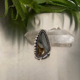 Rocky Mountain High Ring- Large Sterling Silver and Picture Jasper Statement Ring or Pendant- Finished to Size