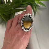 The Sahara Ring- Large Sterling Silver and Owyhee Jasper Statement Ring or Pendant- Finished to Size