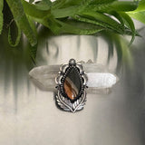 Sedona Ring- Large Sterling Silver and Polychrome Jasper Statement Ring or Pendant- Finished to Size