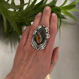 Sedona Ring- Large Sterling Silver and Polychrome Jasper Statement Ring or Pendant- Finished to Size