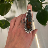 Large Sonoran Sunrise Talon Ring or Pendant- Sonoran Sunrise and Sterling Silver- Finished to Size