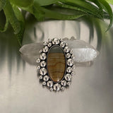 Terra Ring- Huge Sterling Silver and Owyhee Jasper Super Bubble Ring or Pendant- Finished to Size